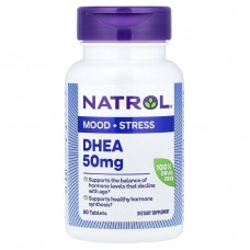 Natrol, ДГЭА (DHEA), 50 мг, 60 таблеток 